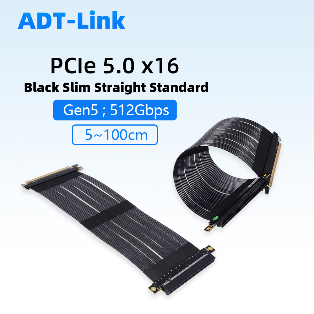 Pcie 5.0 Gpu Riser Cable - ADT-Link PCIe 5.0 X16 그래픽 카드