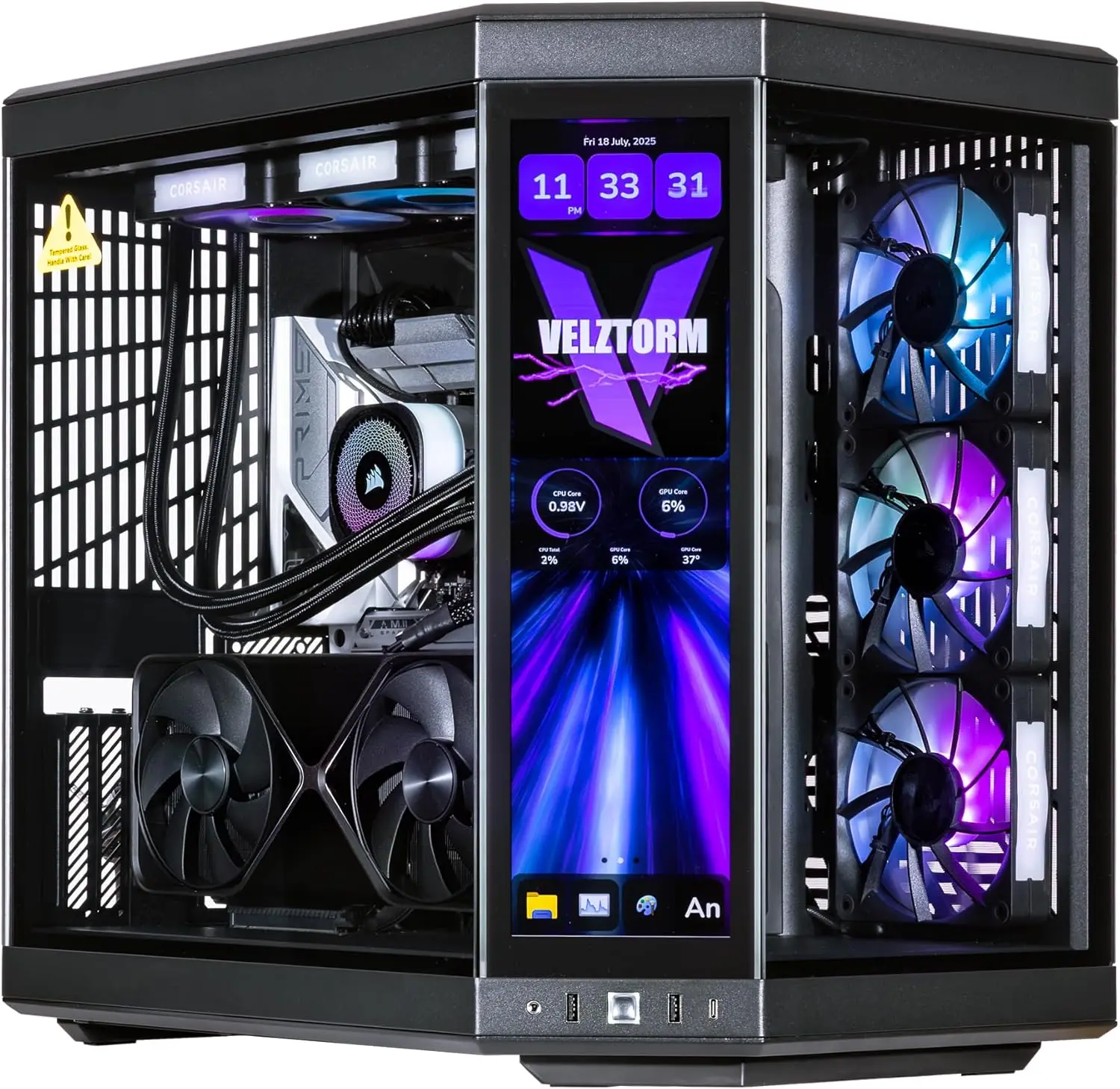 Rtx 5090 32Gb - 벨츠톰 LCD 블랙 프라텍스 맞춤형 Y70