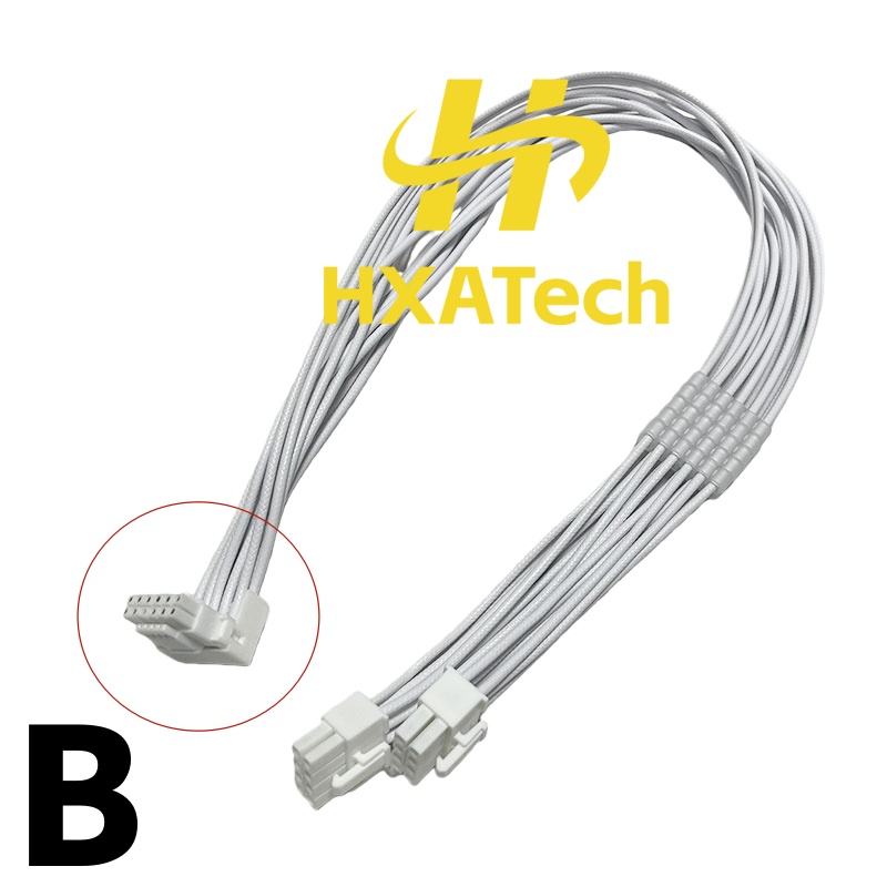 고품질 16AWG 브레이디드 패턴 듀얼 8핀-16핀 전 - Dual 8Pin To 16Pin 12Vhpwr Cable 리뷰 및 가격