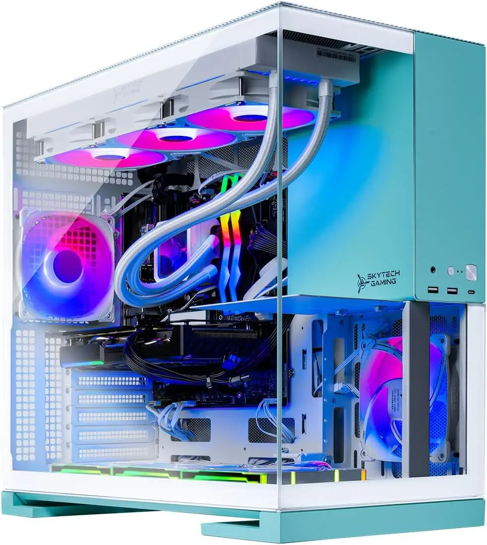 스카이텍 게이밍 아쿠아 데스크탑 PC, 라이젠 7 98 - Rtx 5080 16Gb 리뷰 및 가격