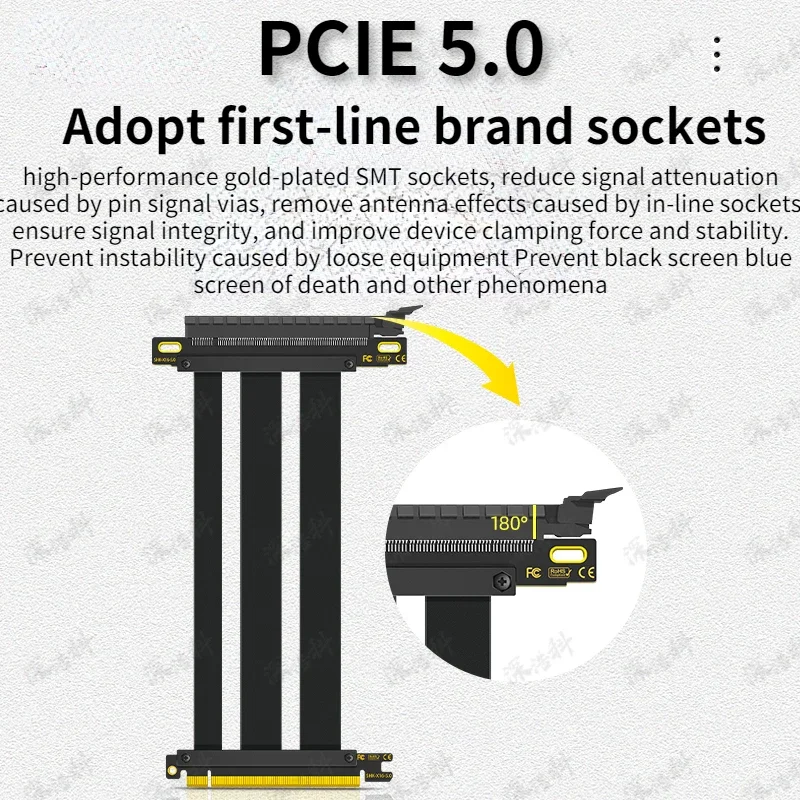ADT-Link PCI-E 5.0 16X 라이저 케이블 - Pcie 5.0 Gpu Riser Cable 리뷰 및 가격