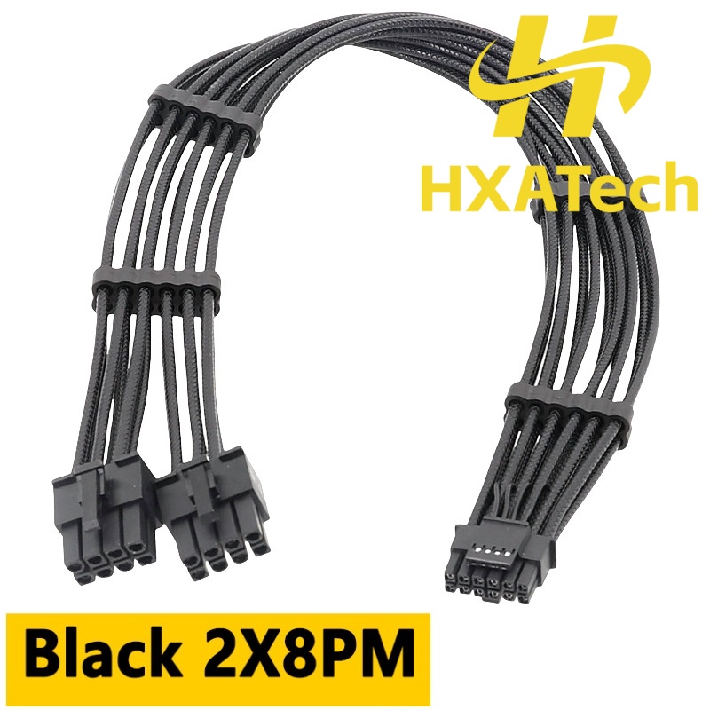HXATech- 2x8PIN 3X8PIN 4X8PIN- - Dual 8Pin To 16Pin 12Vhpwr Cable 리뷰 및 가격