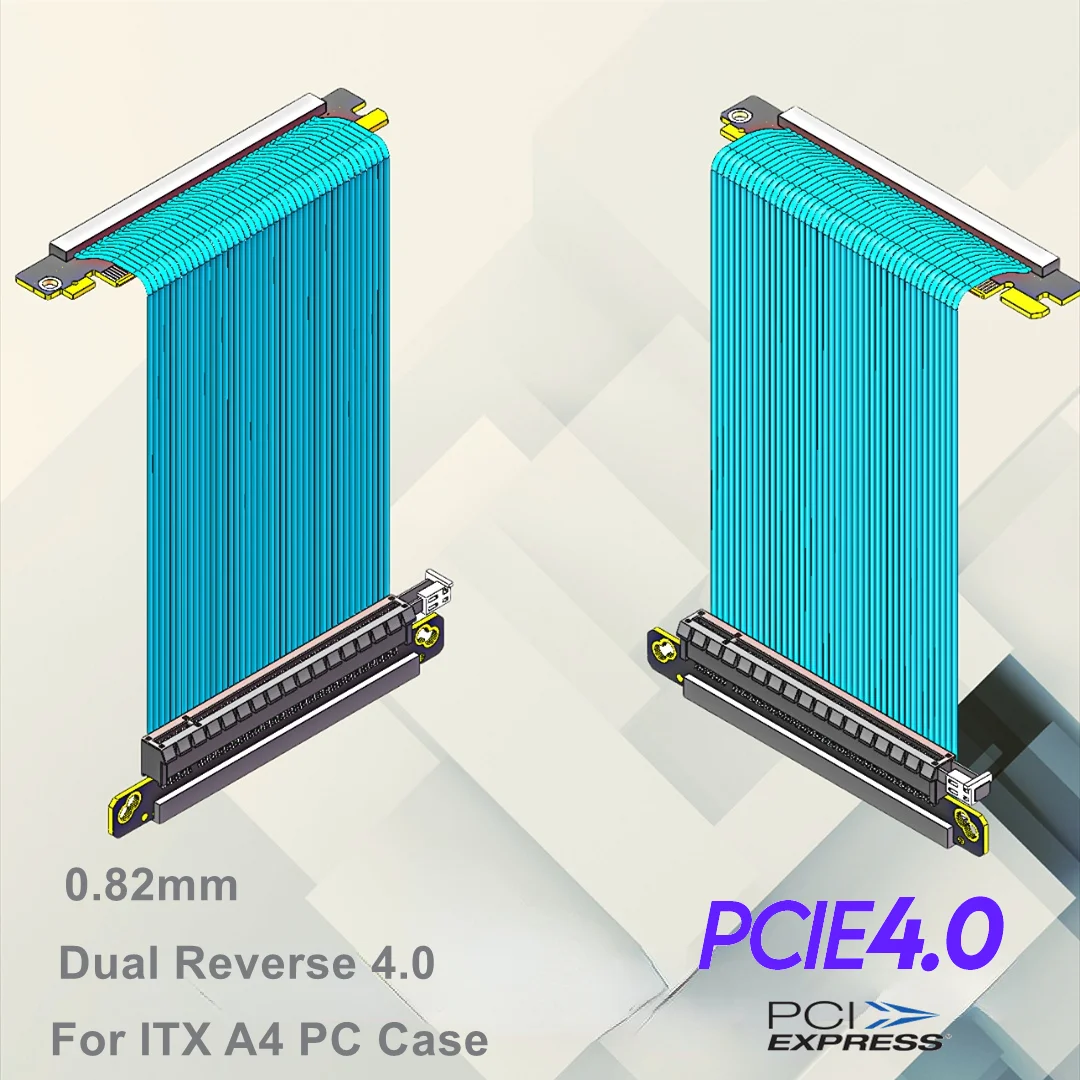듀얼 리버스 PCIe 4.0 라이저 케이블 수직 GPU - Itx Gpu Riser Pcie 4.0 16X 리뷰 및 가격