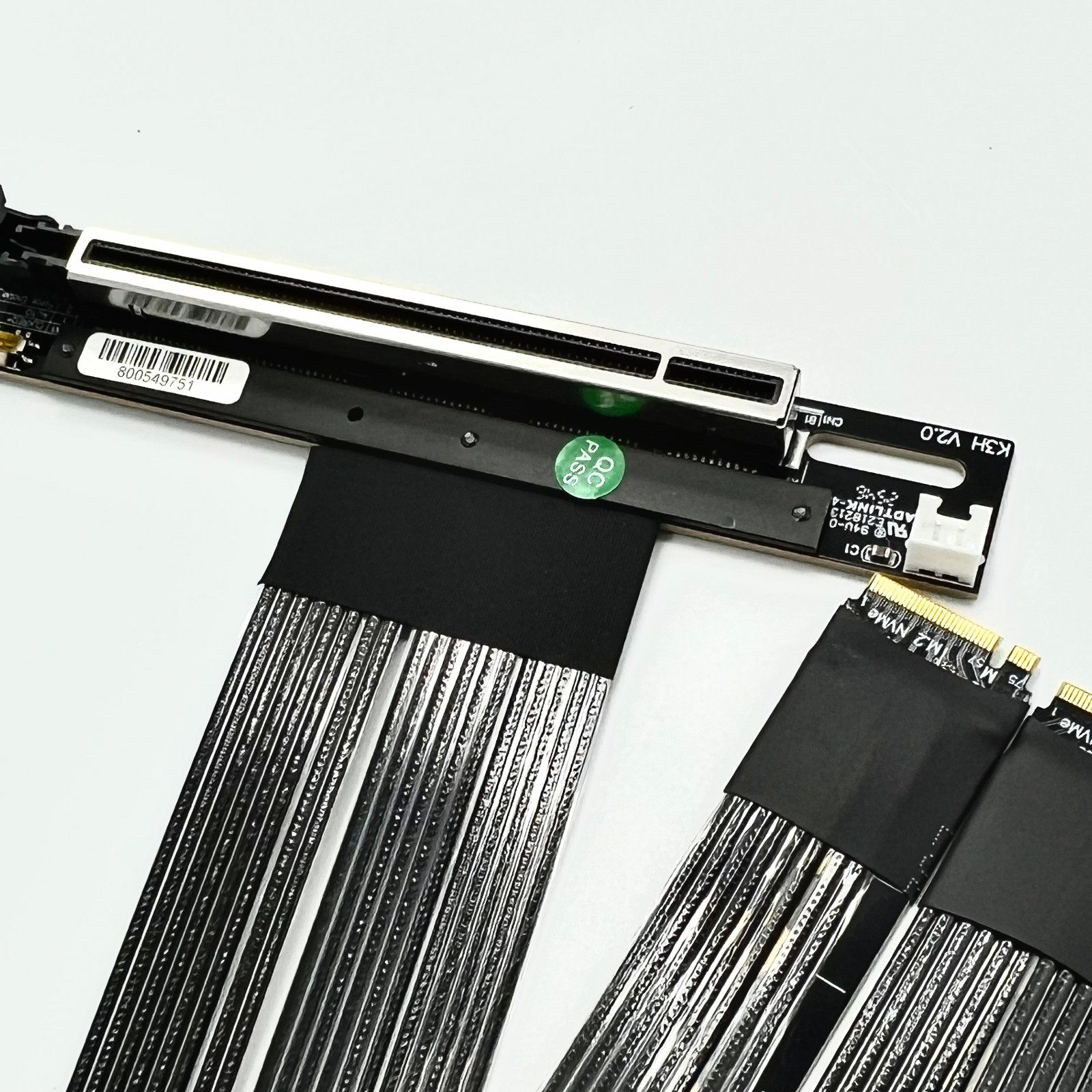 PCIe 5.0 X16 4*M.2 NVMe to X8  - Pcie 5.0 Gpu Riser Cable 리뷰 및 가격